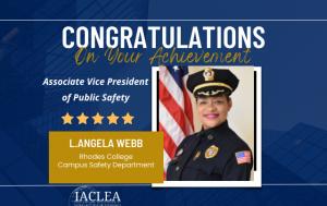 IACLEA congratulates President-Elect L. Angela Webb